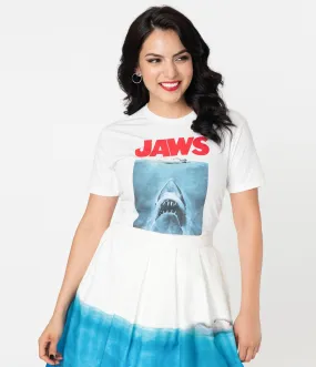 Jaws Unique Vintage Poster Women's Tee - Iconic Movie Graphic Fashion