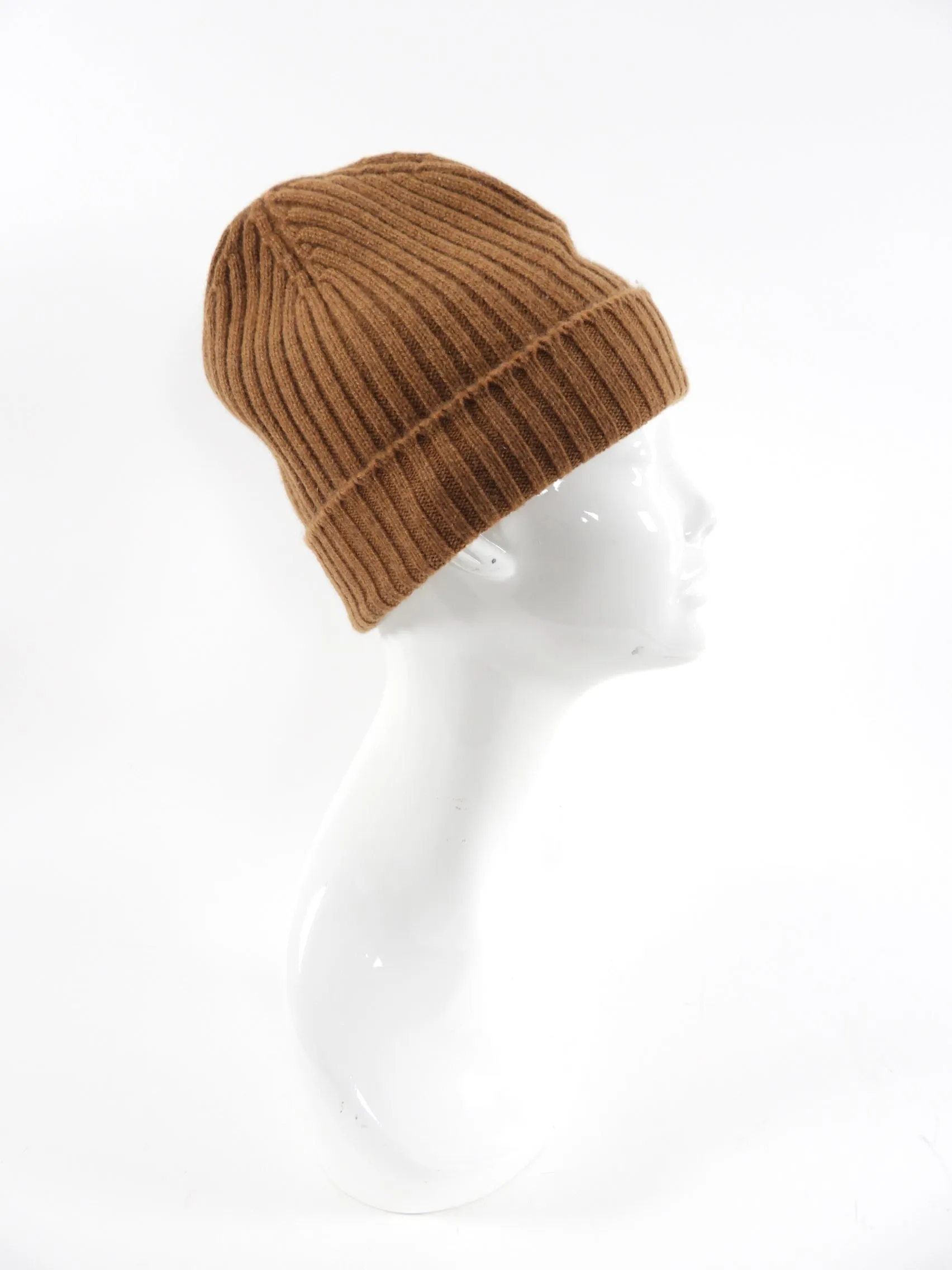 Jenni Kayne Cashmere Ribbed Hat - Brown