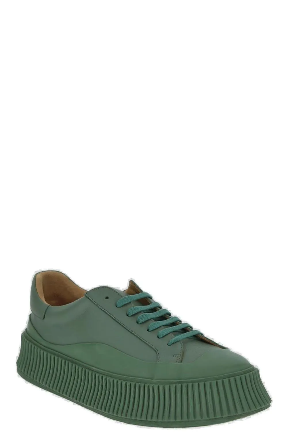 Jil Sander Platform Sneakers with Lace-Up Design