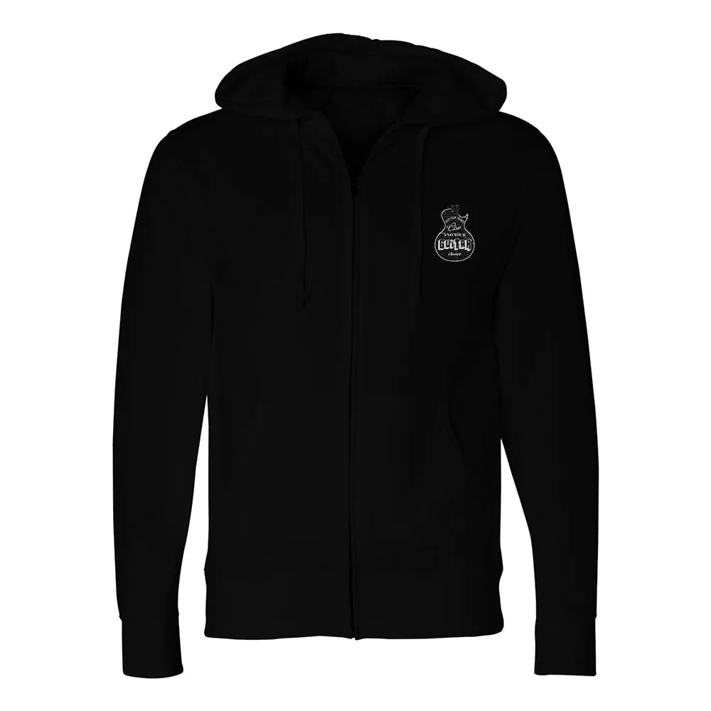 Keep Your Guitar Closer Zip-Up Hoodie (Unisex)