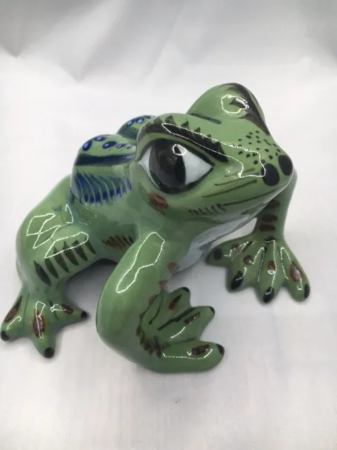 Ken Edwards Pottery Frog in stoneware pottery. (KE.E15)