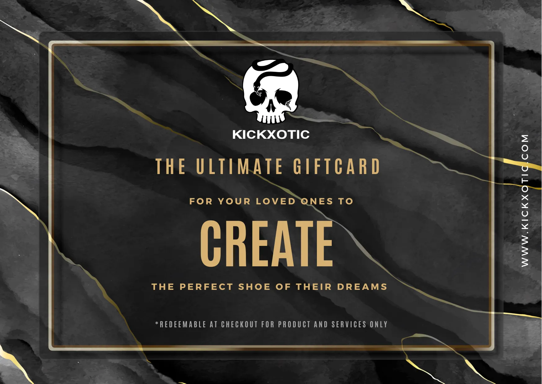 KICKXOTIC Custom Sneaker Gift Card