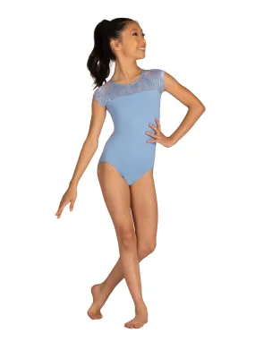 Kids Audra Cap Sleeve Dance Leotard