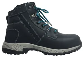 King Gee Womens Tradie Zip Black Work Boots