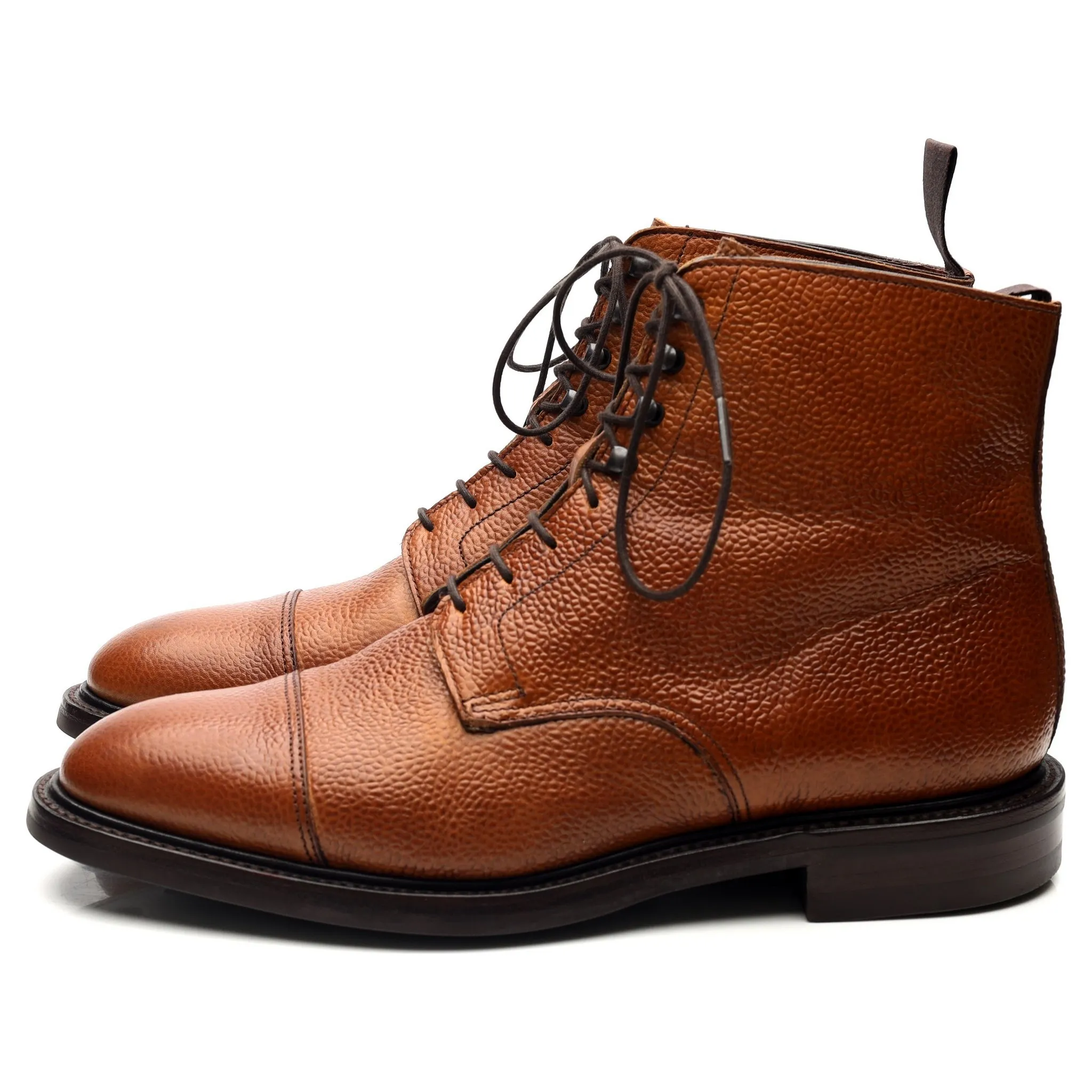 Kingsman 'Taron' Tan Brown Leather Boots UK 8.5 E