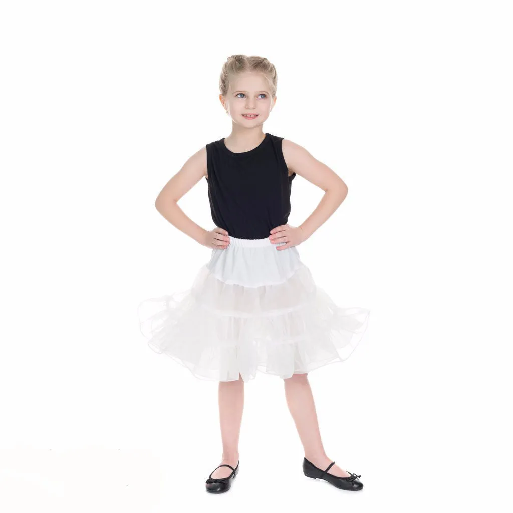 Kitten's White Tutu Skirt for Girls - Shop Now!