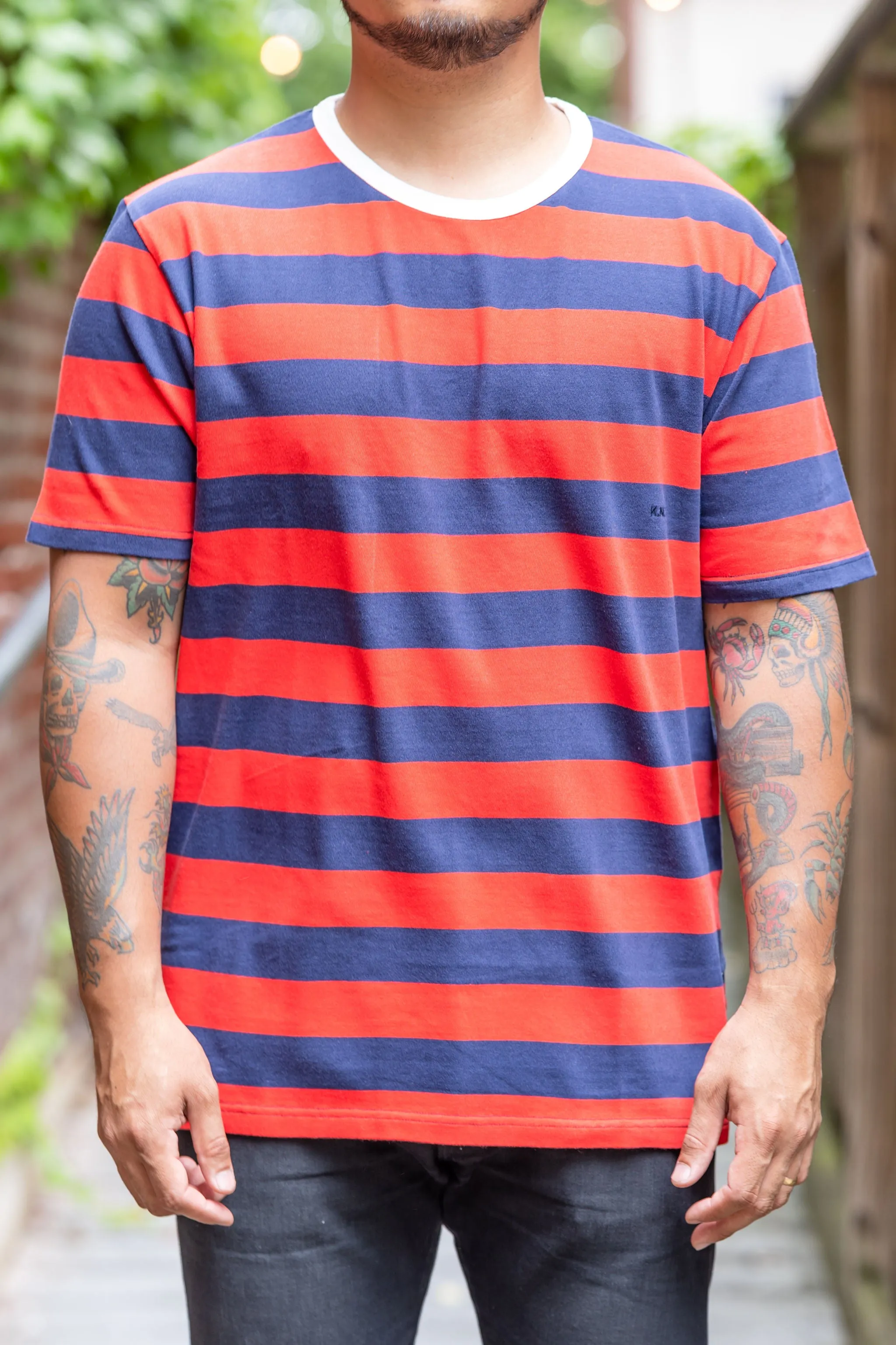 Knickerbocker Red/Navy Stripe Tee