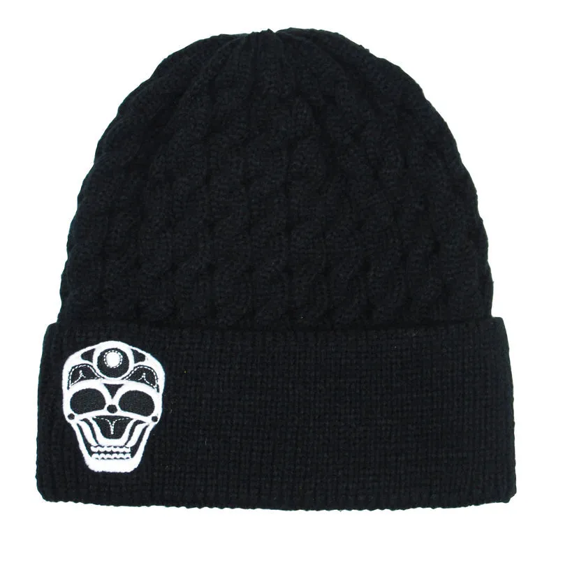 Knit Hat | Skull Design by James Johnson