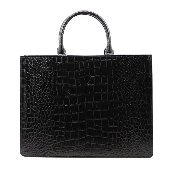 KURT GEIGER Shoredicth Lg Tote Black Leather Corssbody Bag