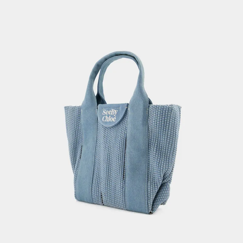 Laetizia Tote Bag - See By Chloé - Cotton - Denim