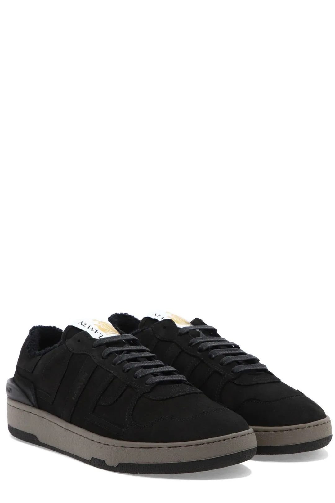 Lanvin Clay Lace-Up Sneakers