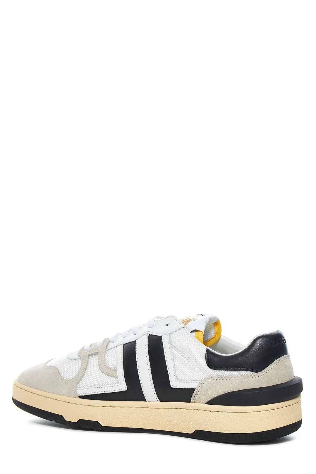 Lanvin Lace-Up Sneakers, Panelled Design | Shop Now