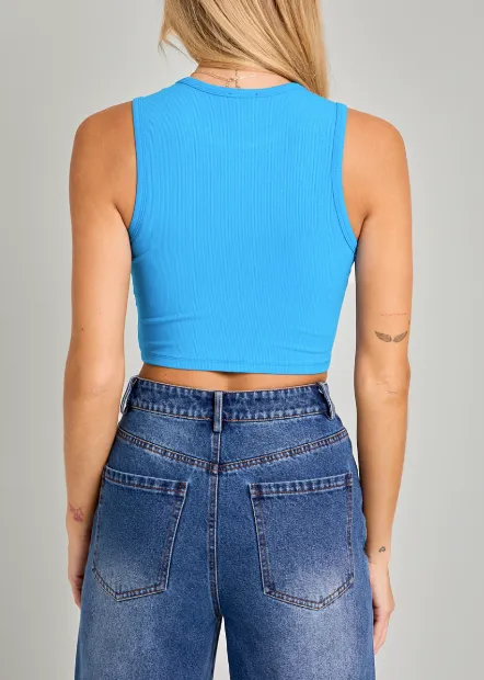 LE LIS sleeveless crop top