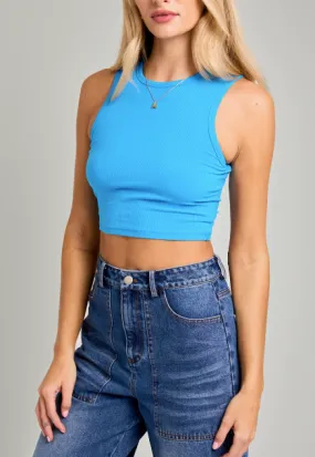 LE LIS sleeveless crop top