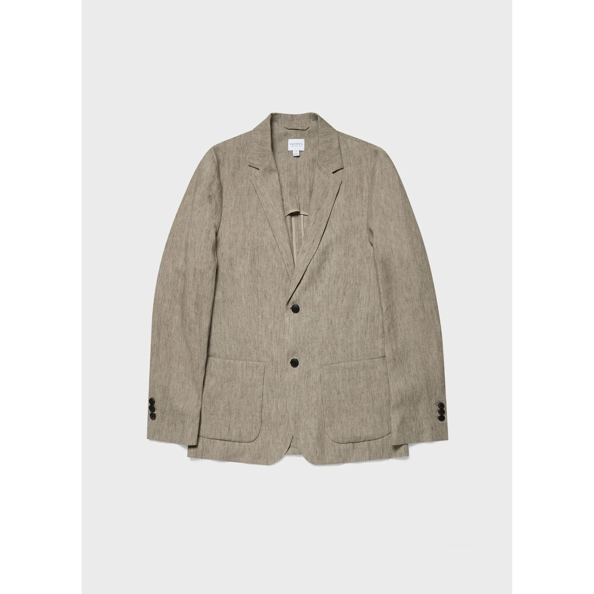 Linen Blazer | Men | Dark Stone