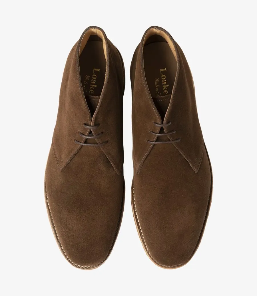 LOAKE Brown Suede Chukka Boot - Rivington