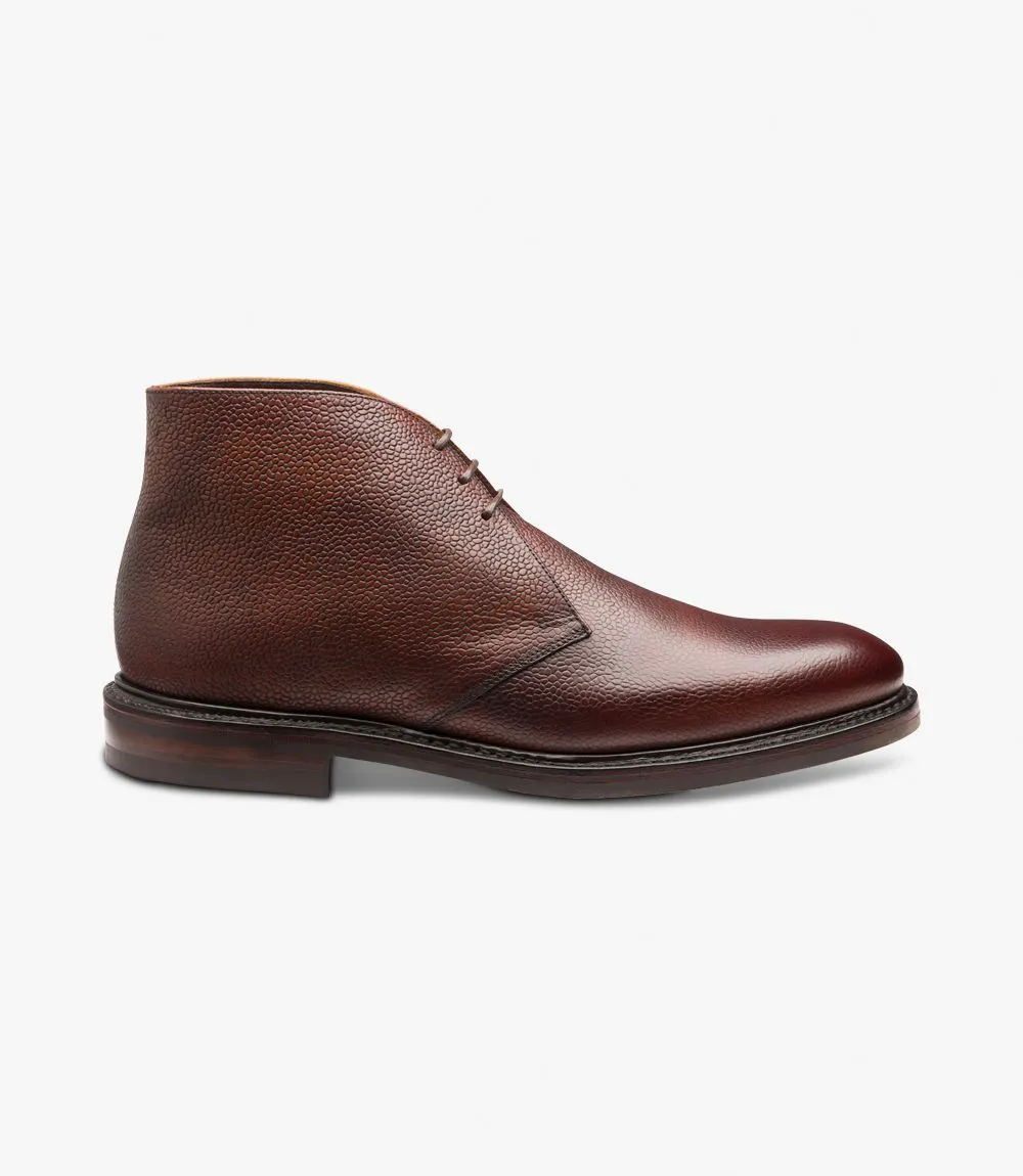 LOAKE - LYTHAM Oxblood Chukka Boot