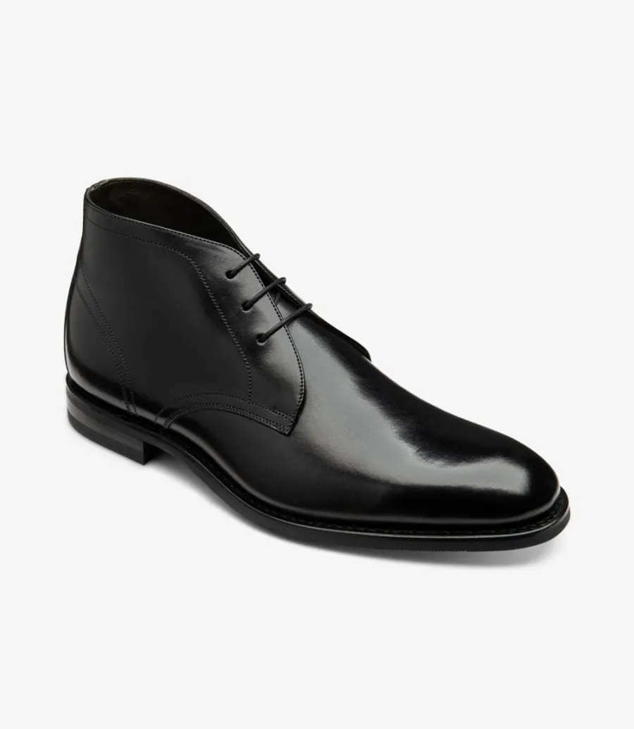 Loake Myers Chukka Calf Boot - Black