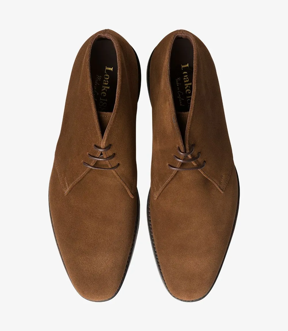 Loake Pimlico Chukka Suede Boot Brown