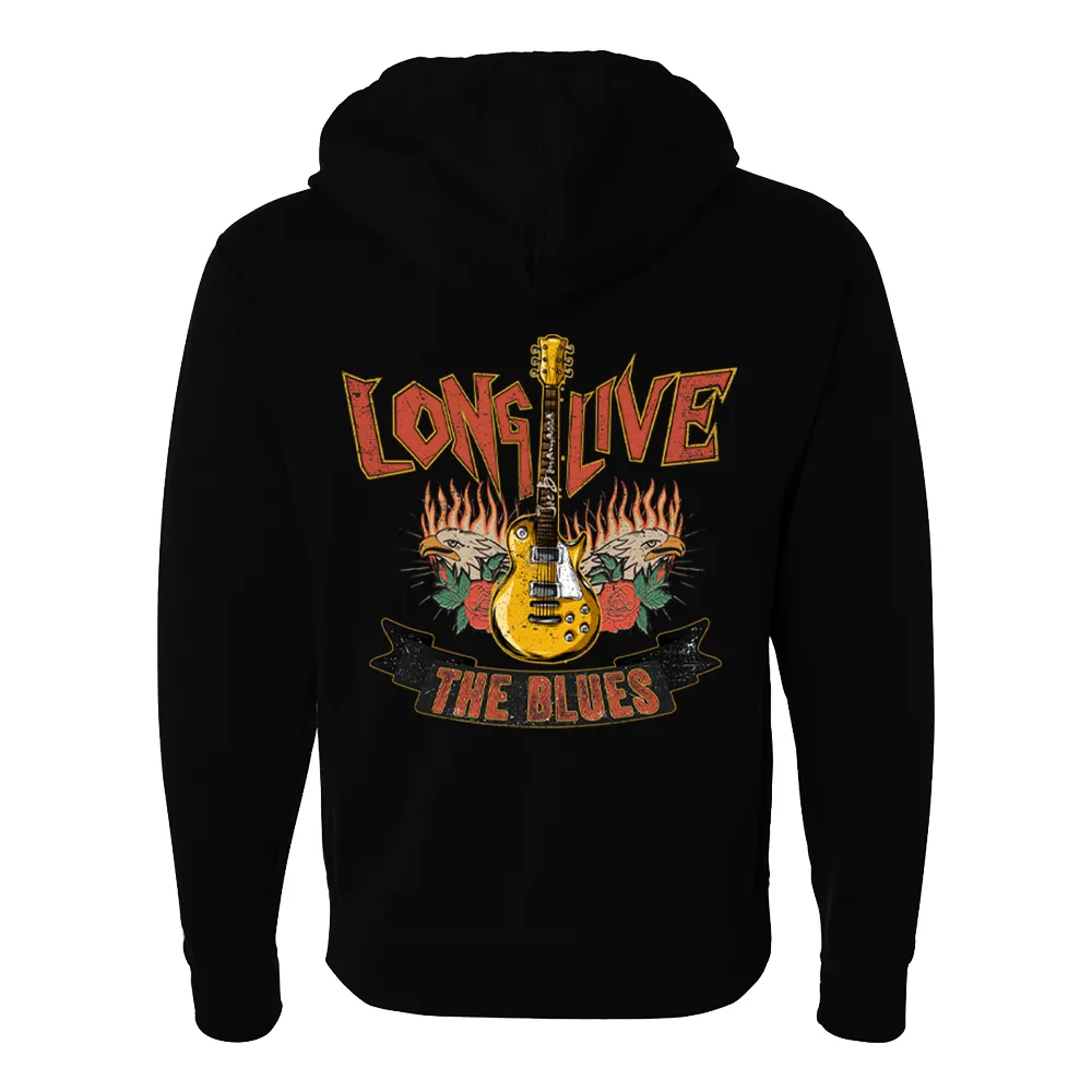 Long Live the Blues Zip-Up Hoodie (Unisex)