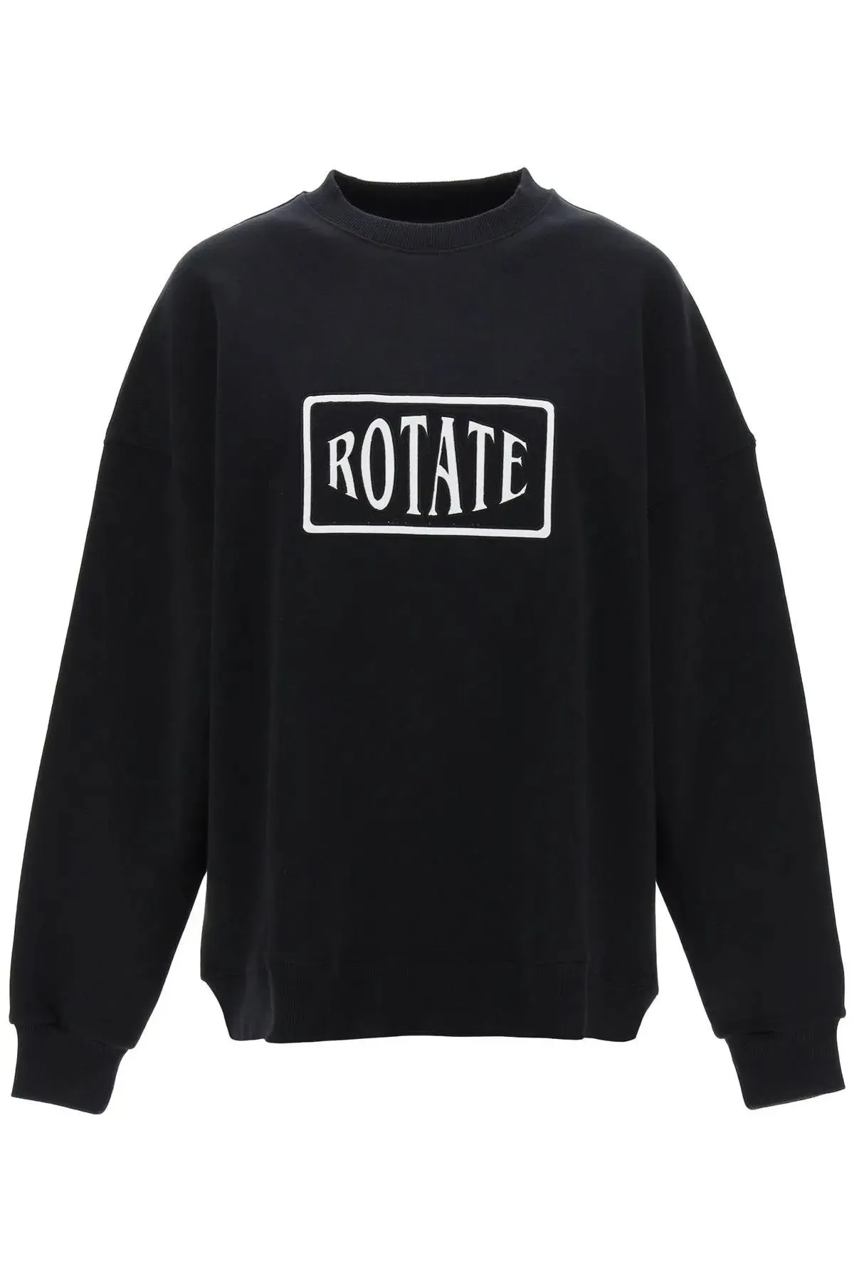 Long Sleeves Plain Cotton Logo | Crew Neck Street Style Rotate