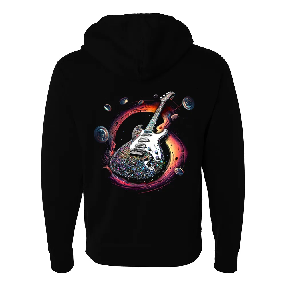 Lost in Time Blues Zip-Up Hoodie (Unisex)