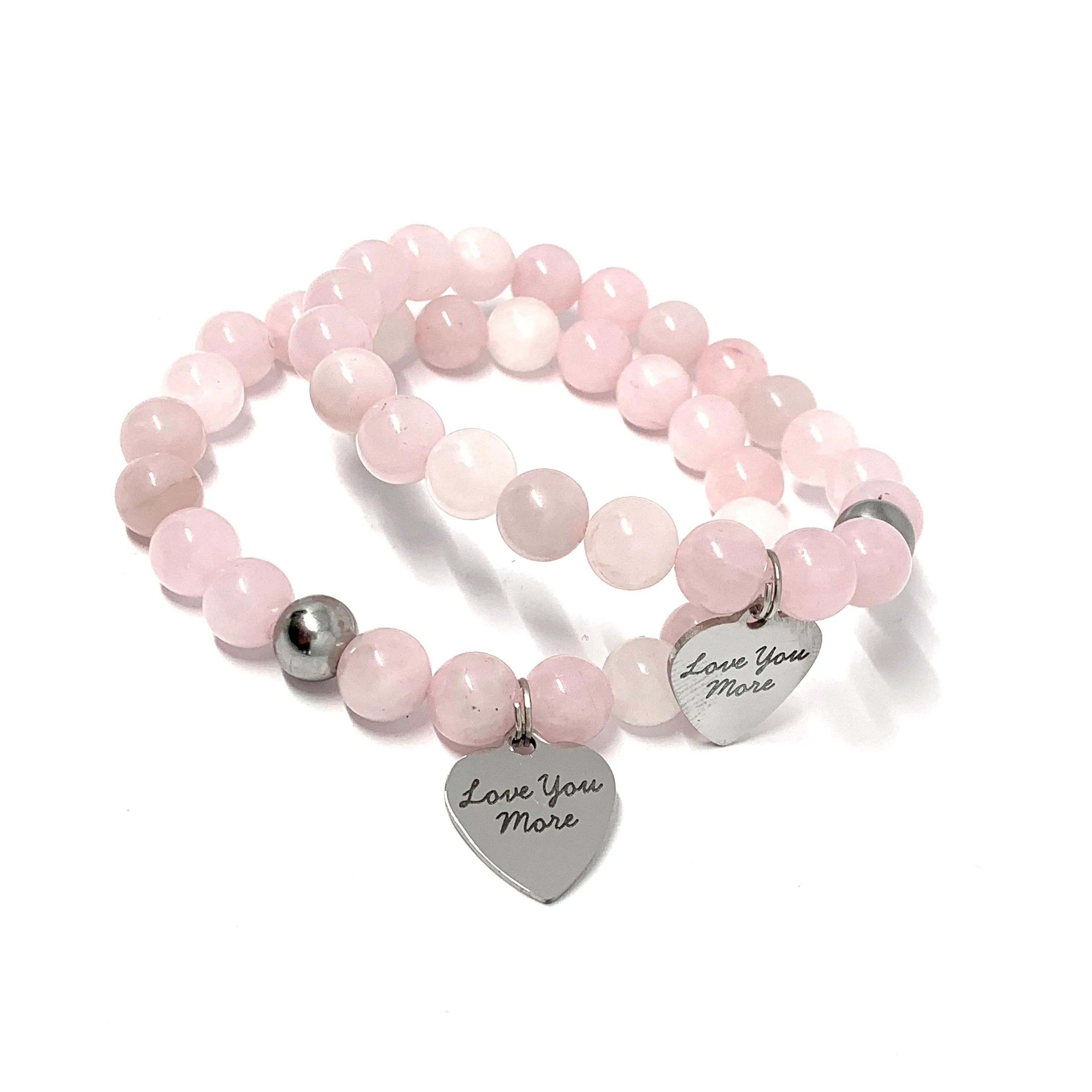 Love Bracelet - Rose Quartz - Love You More