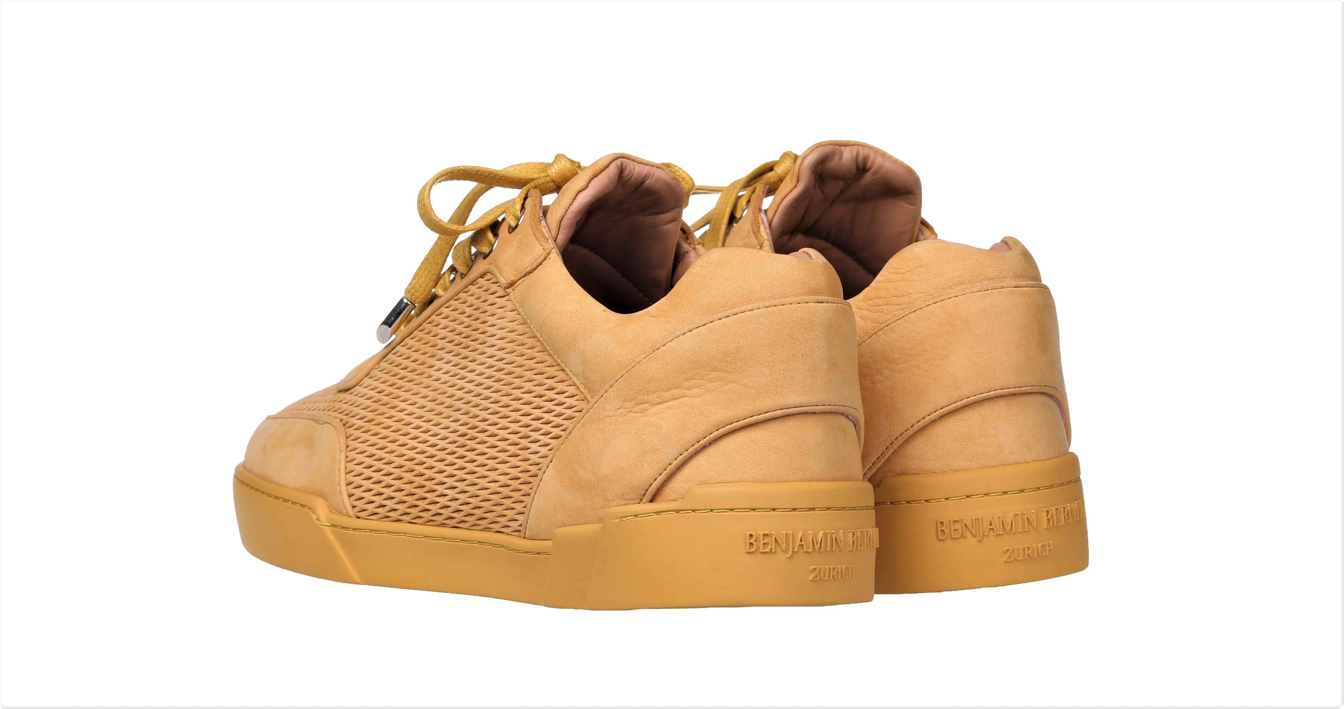 Low-Top Mustard - Google SEO optimized Result: Mustard Low-Top Sneakers.