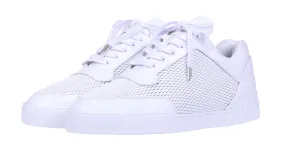 Low-Top White Leather Sneakers