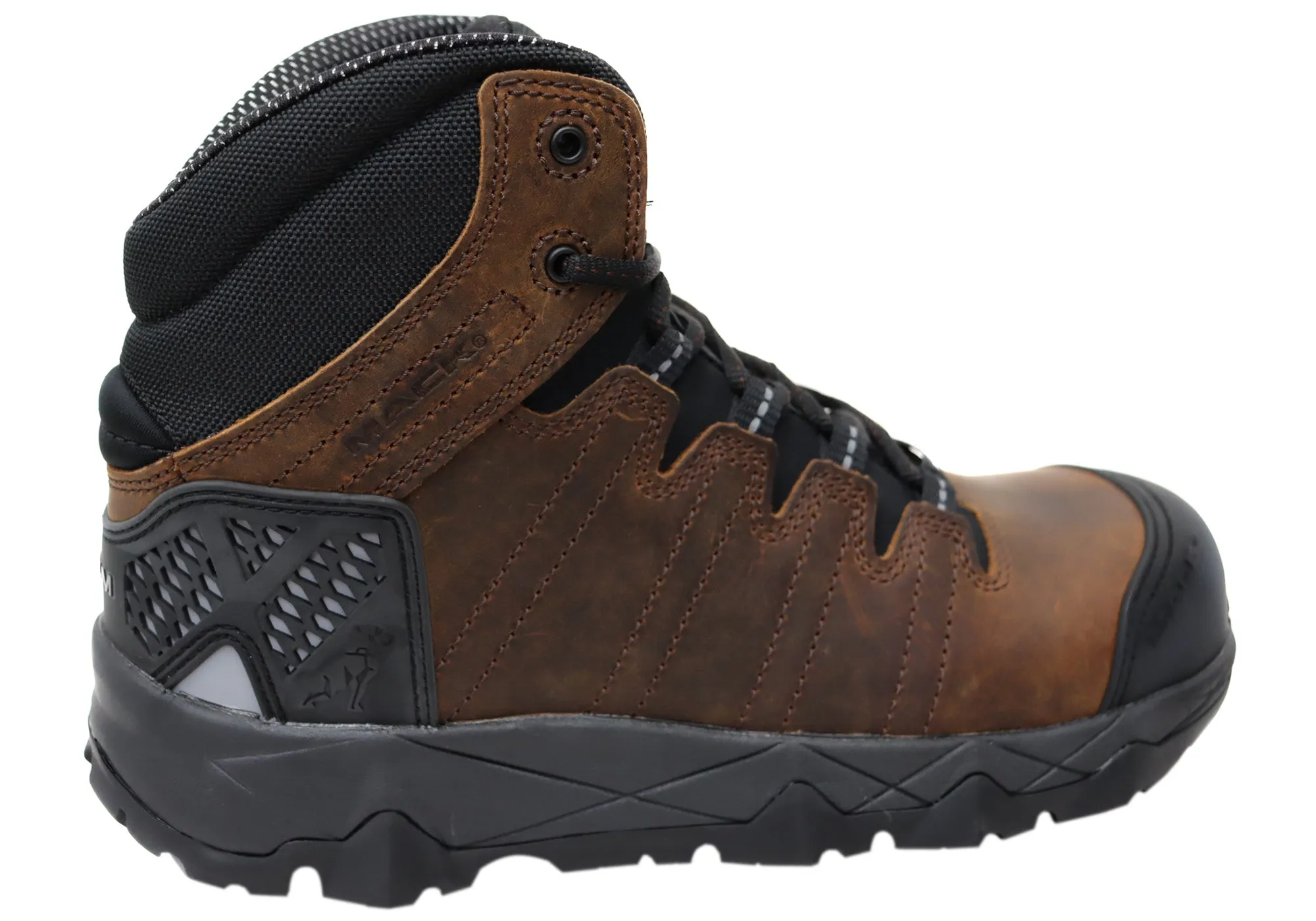 Mack Mens Octane Leather Composite Toe Safety Boots