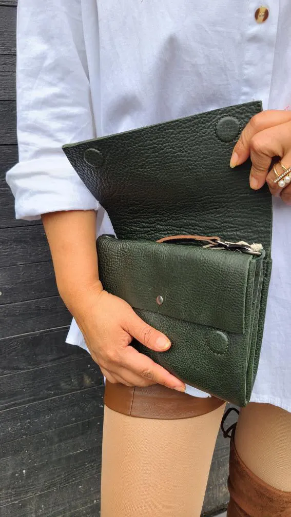 Madel Dark Green Bag