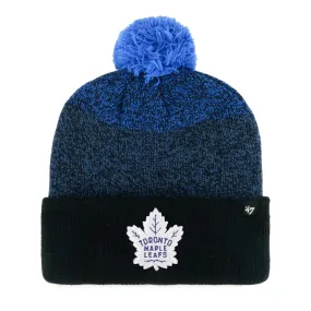 Maple Leafs Dark Freeze Pom Toque - Men's Cuffed