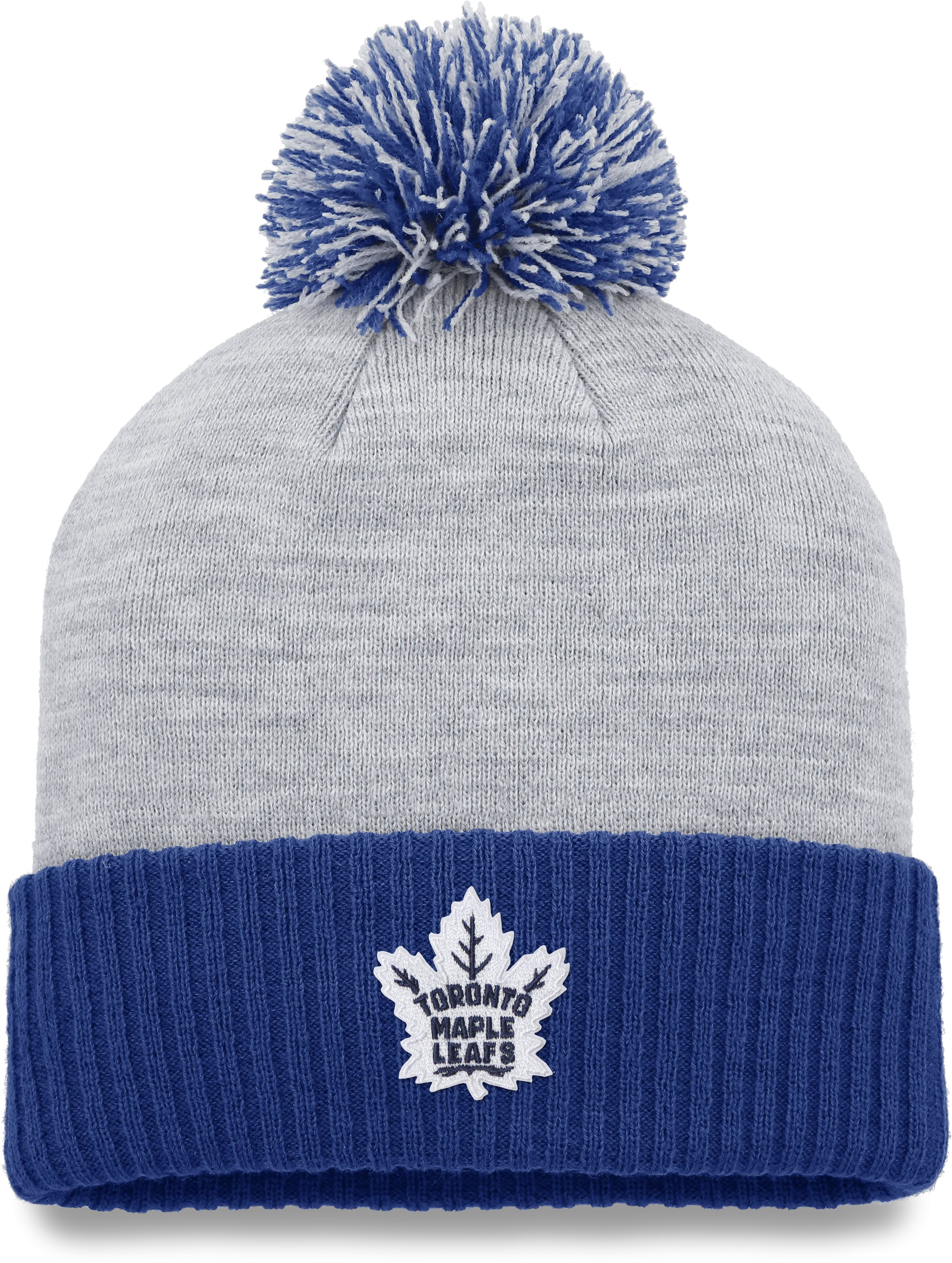 Maple Leafs Women's Logo Cuffed Pom Beanie