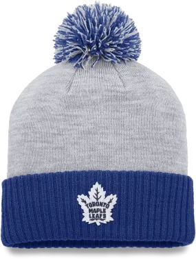 Maple Leafs Women's Logo Cuffed Pom Beanie