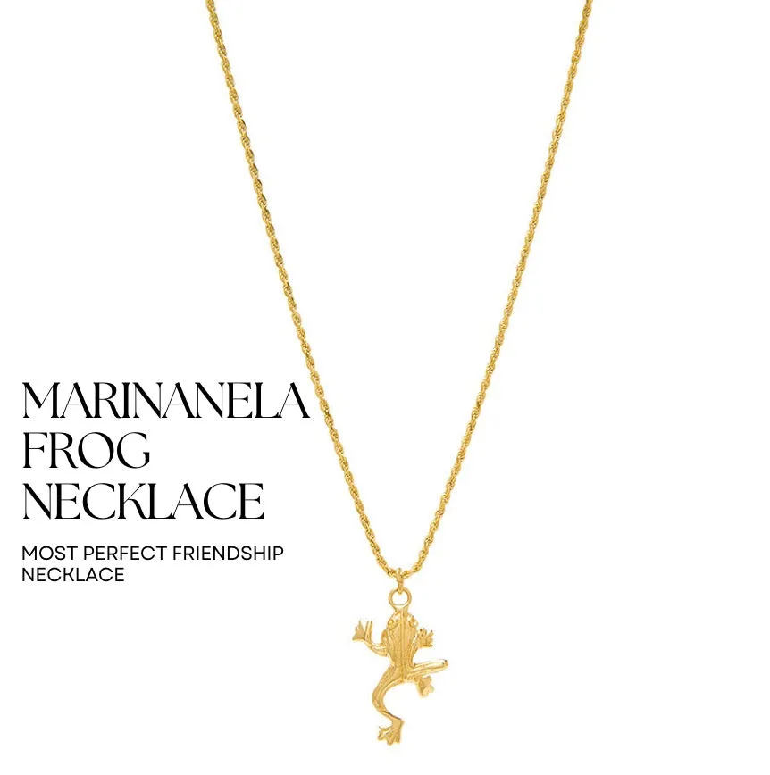 MARINANELA Frog Necklace