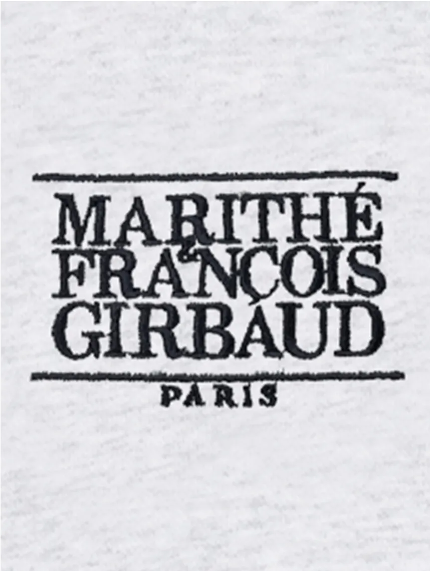 Marithe Francois Girbaud unisex long sleeves cotton logo - street style