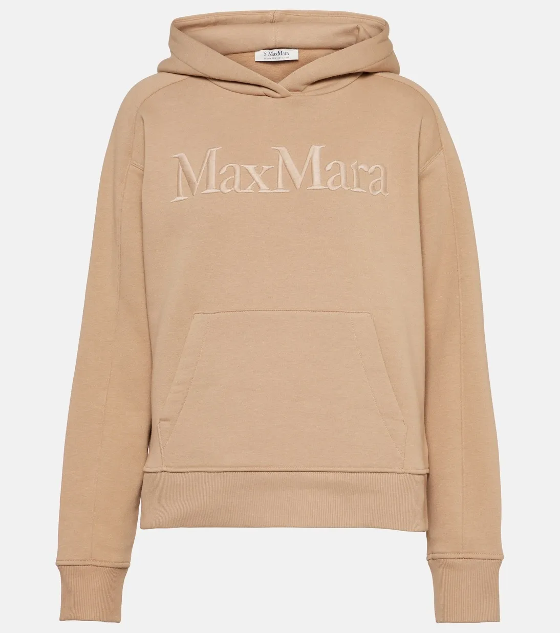 Max Mara Street Style Long Sleeves Cotton Oversized Logo