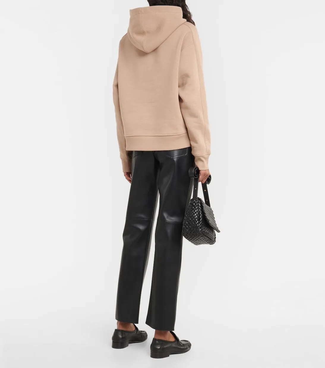 Max Mara Street Style Long Sleeves Cotton Oversized Logo