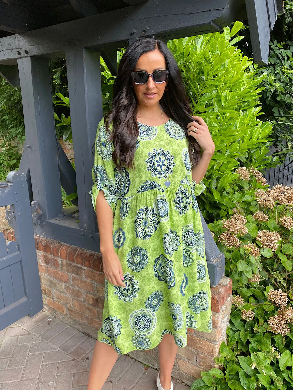 Medallion Print Dress Savannah