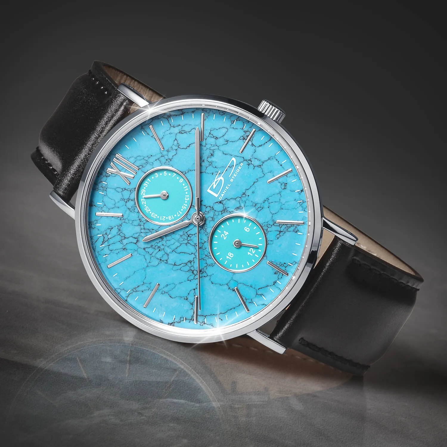 Men's Turquoise Stone Watch