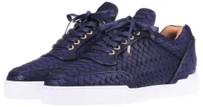 Midnight Blue Python Shoes