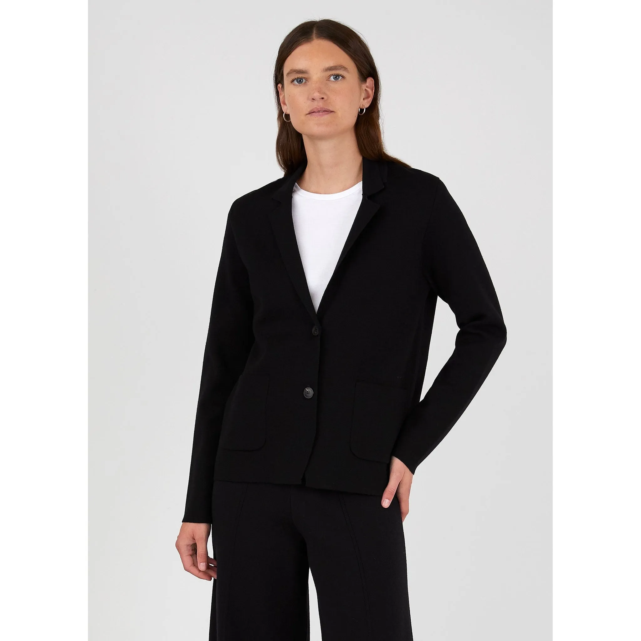 Milano Knit Blazer | Women | Black