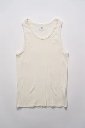 Milk Knickerbocker Rib Tank