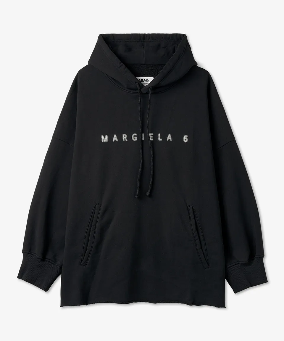 MM6 Maison Margiela long sleeve shirt | street style | plain cotton | oversized logo