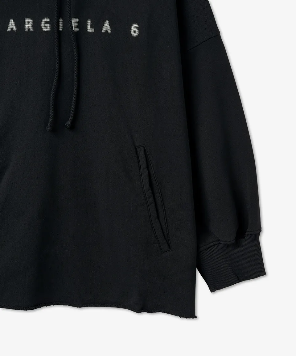 MM6 Maison Margiela long sleeve shirt | street style | plain cotton | oversized logo