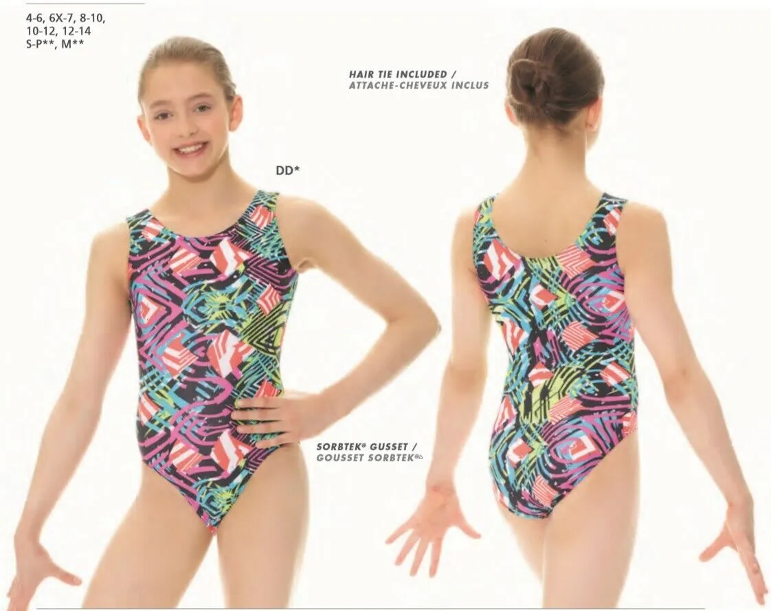 Mondor 27848 Child Disco Mix Leotard for 4-6 year olds at the gym