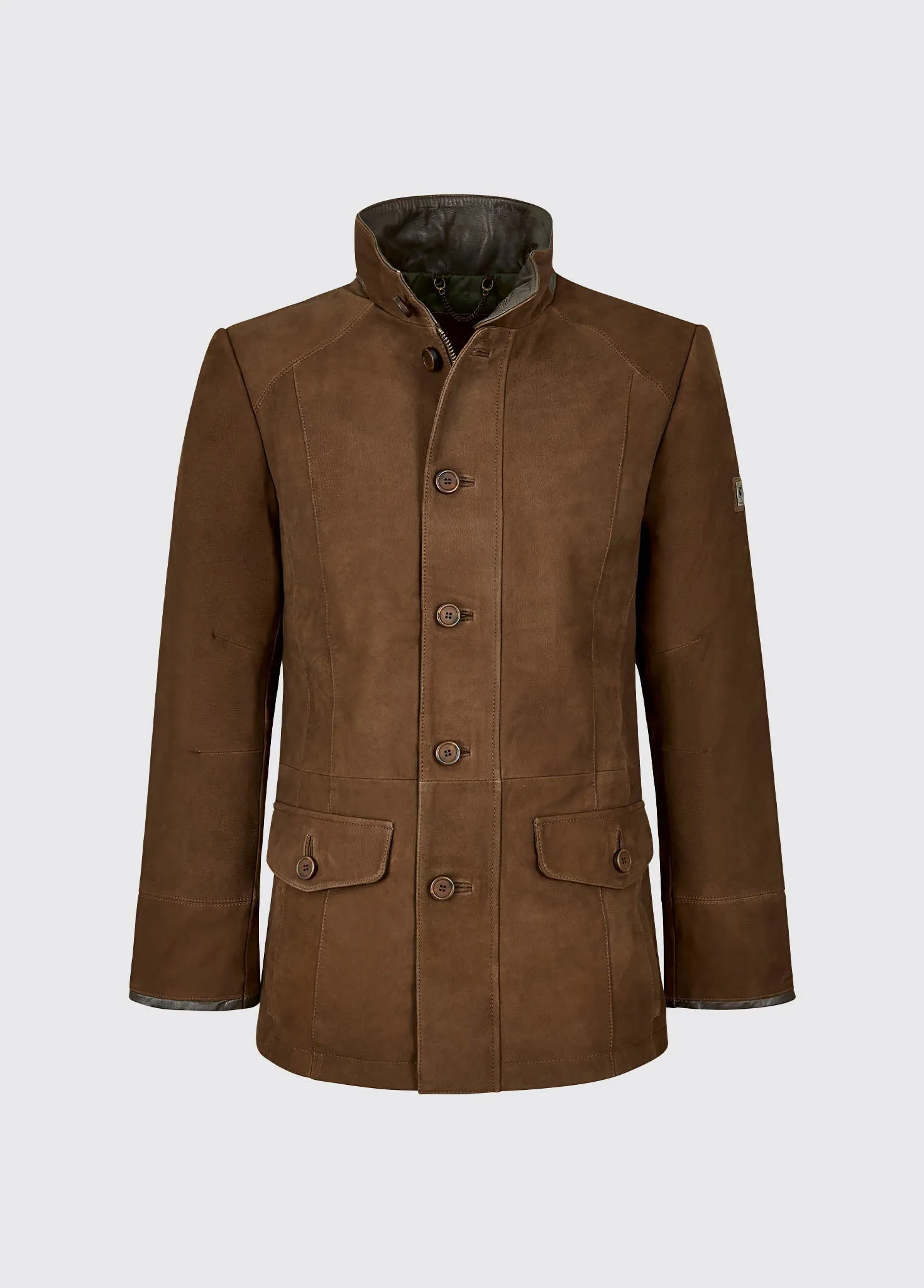 Moore Leather Jacket - Walnut