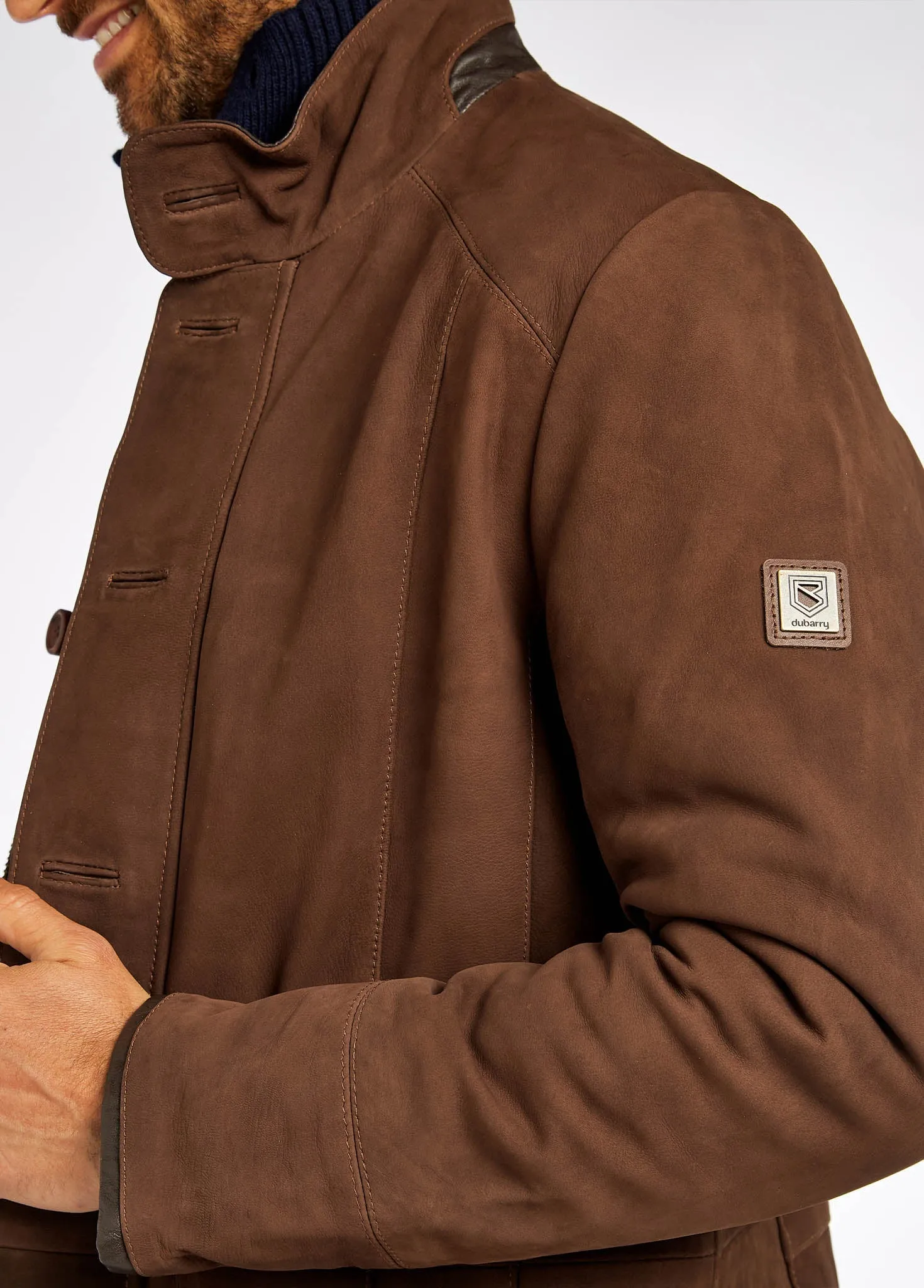 Moore Leather Jacket - Walnut