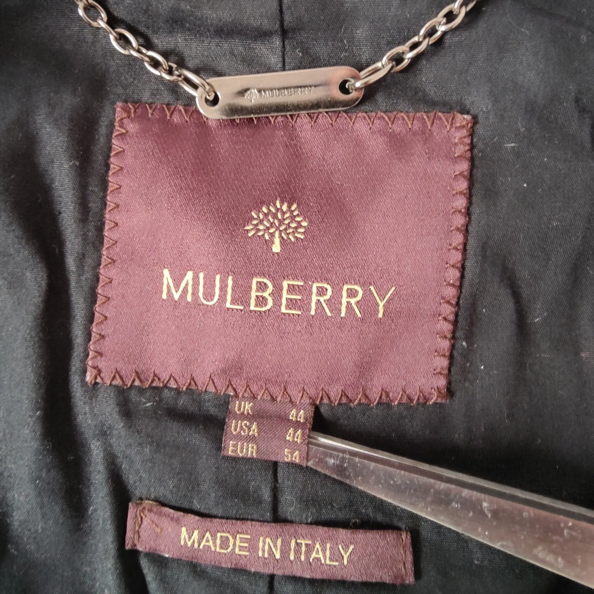 Mulberry leather jacket Made in Italy