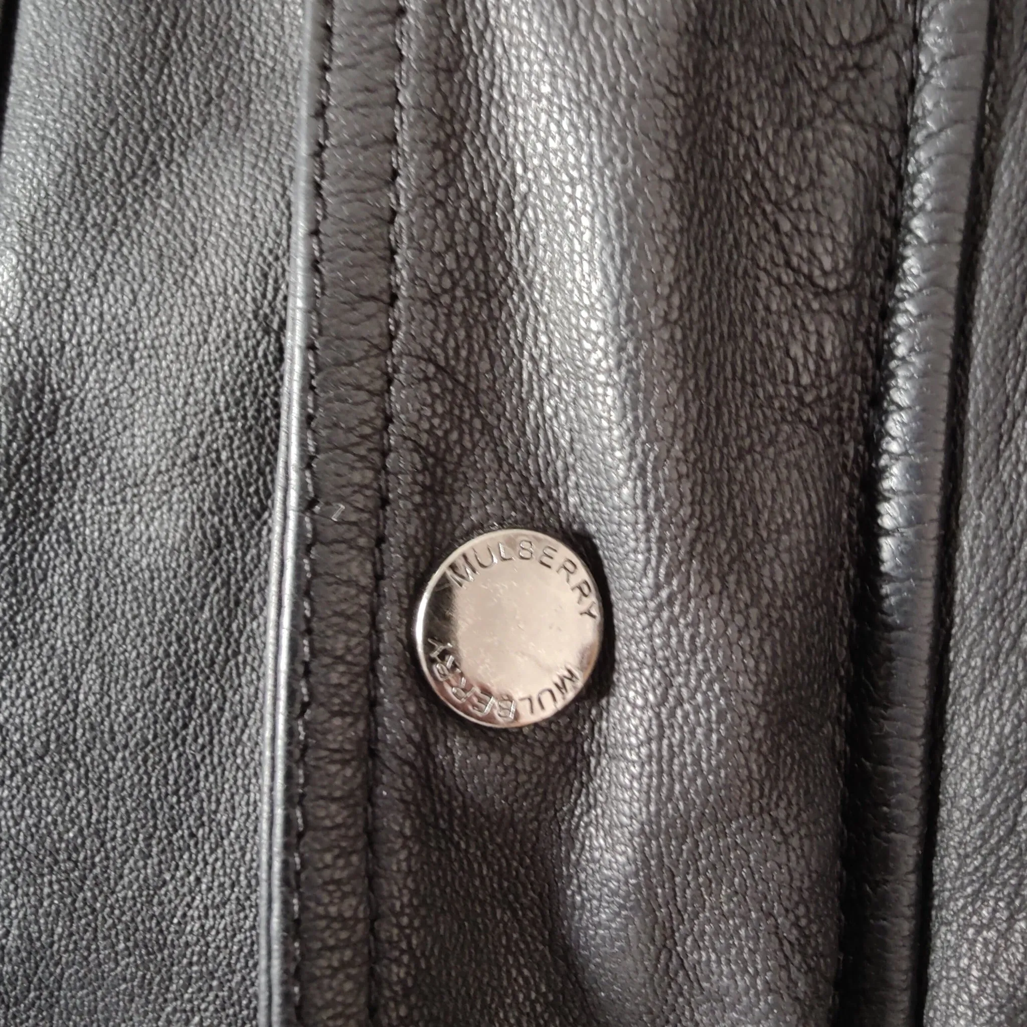 Mulberry leather jacket Made in Italy